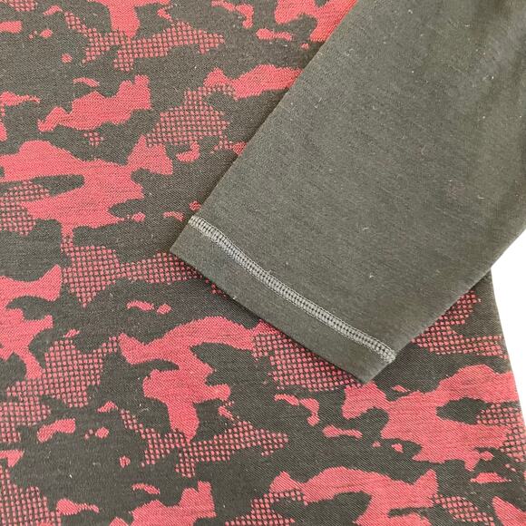 Smartwool Men’s XL 250 Merino Wool 1/4 Zip Base Layer Shirt Printed FLAWED - Picture 9 of 16